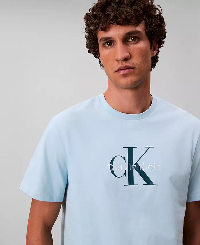 

Футболка с логотипом Monogram Calvin Klein, синий