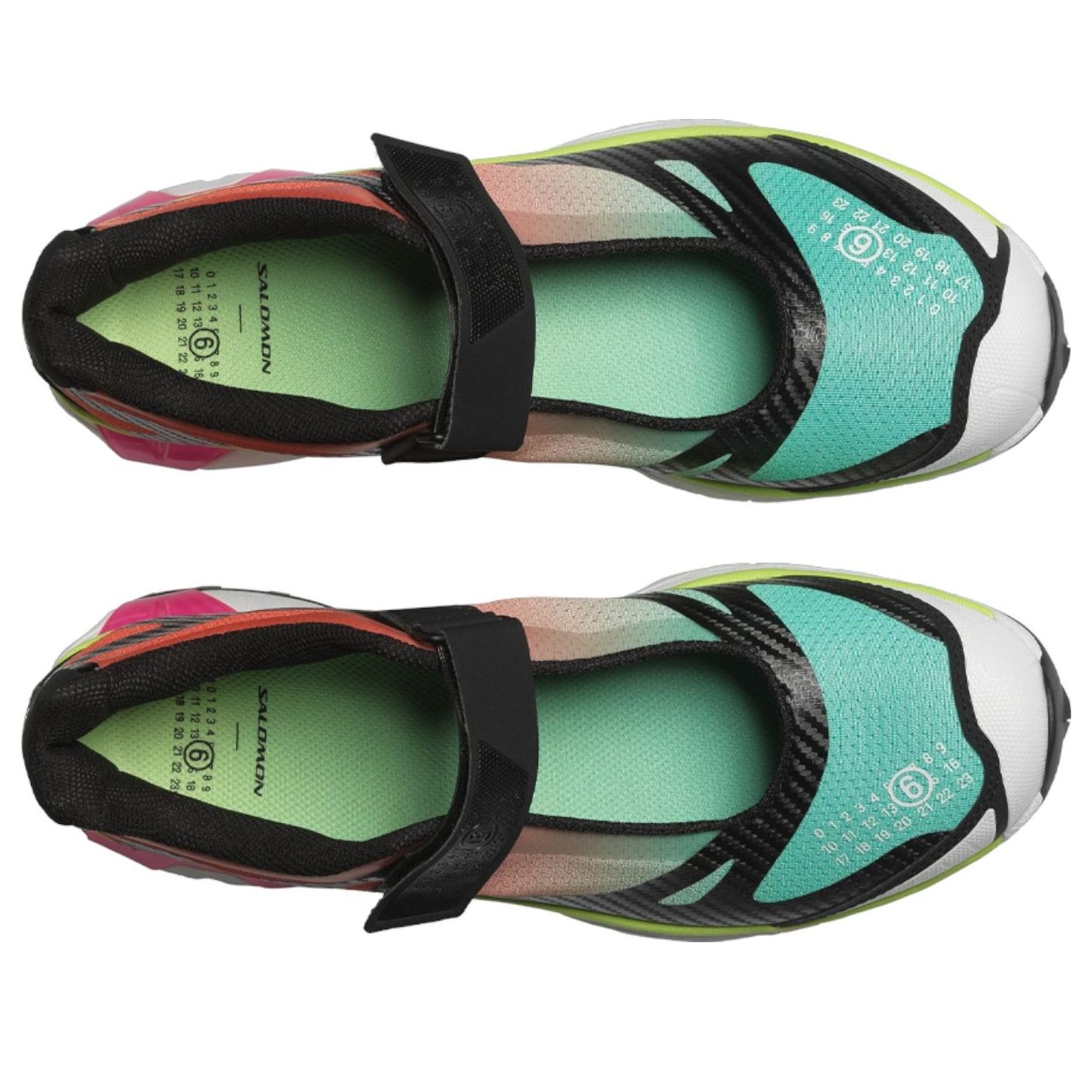 Salomon x MM6 Maison Margiela XT-Mary Jane 'Ginger Electric Green' — фото 2