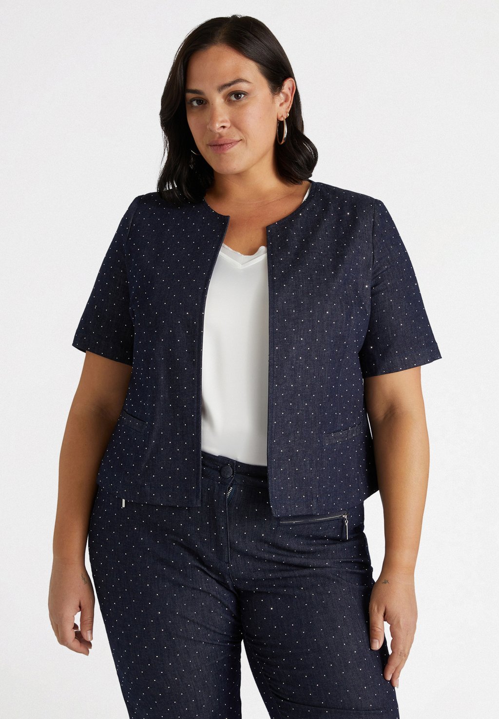 

Джинсовая куртка Fiorella Rubino, синий