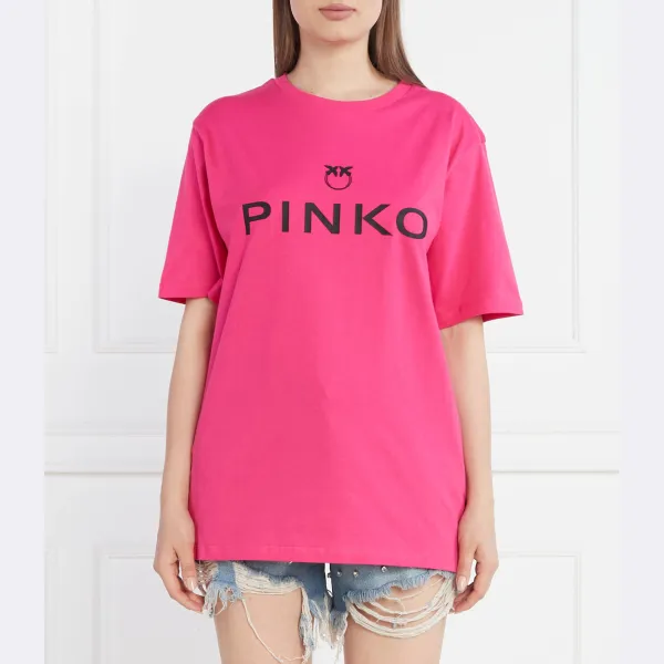 

Футболка стандартного кроя Pinko, розовый
