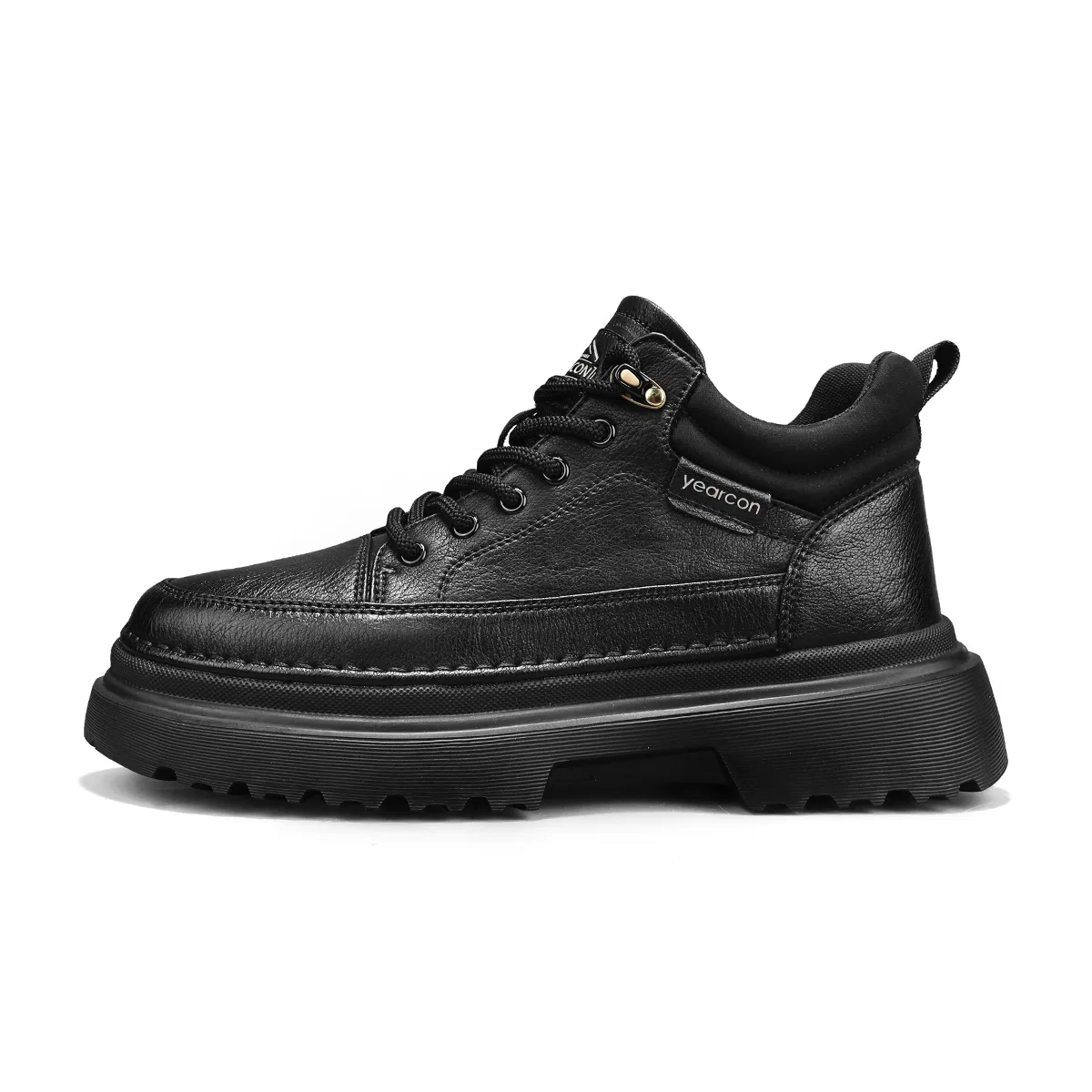 Кроссовки кожаные YEARCON Black