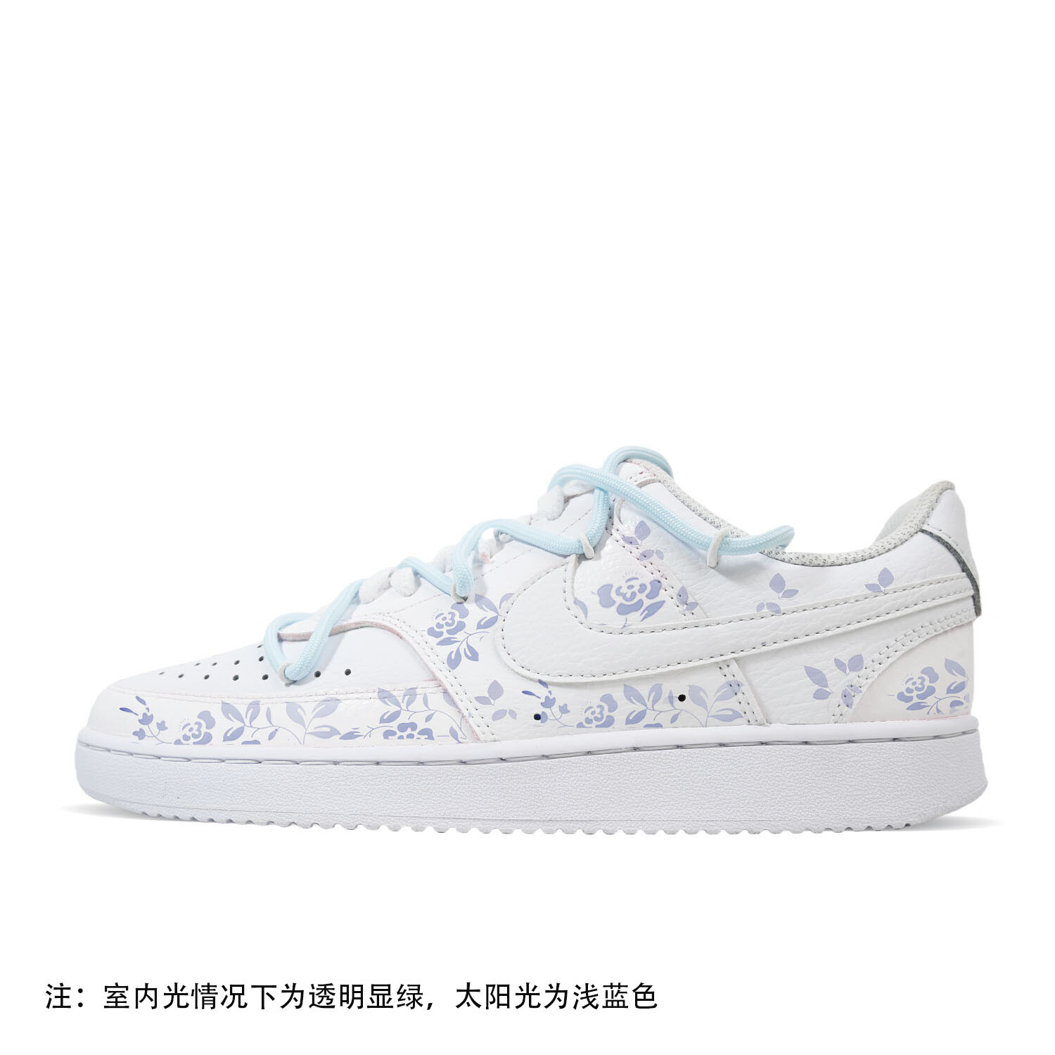 Кроссовки Nike Court Vision Low Skateboarding Shoes Men Low-top White, белый — фото 2