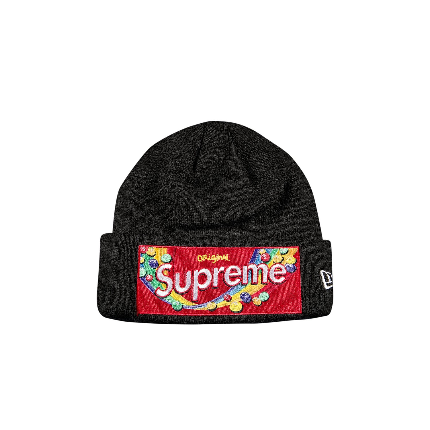 

Шапка-бини Supreme x Skittles x New Era, черная
