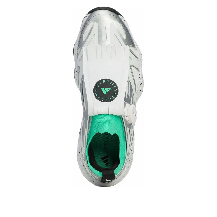 Кроссовки (WMNS) adidas Codechaos BOA by Stella McCartney 'Core White Bright Green Silver Metallic', белый — фото 4