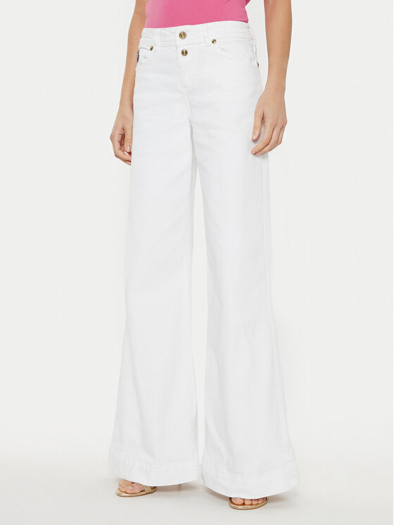 

Джинсы с широкими штанинами 78HAB561 Versace Jeans Couture, белый