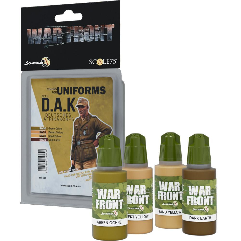 

Аксессуары Scale 75 USA War Front Paint Set: Colors for Uniforms - D.A.K.