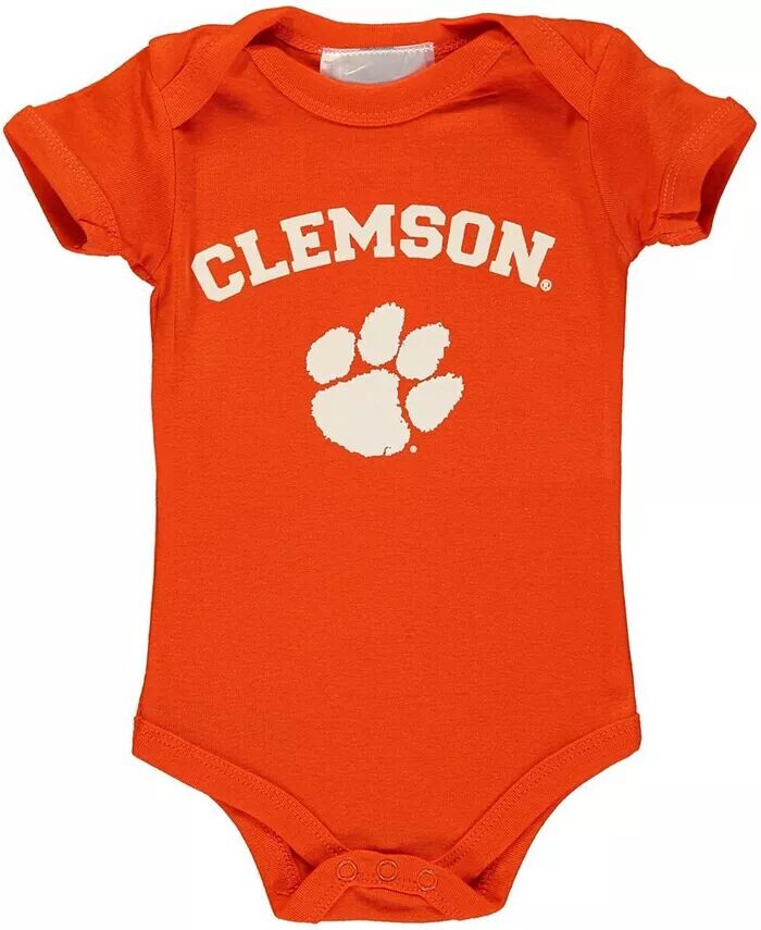

Боди для мальчиков и девочек Clemson Tigers с аркой и логотипом, оранжевого цвета Two Feet Ahead