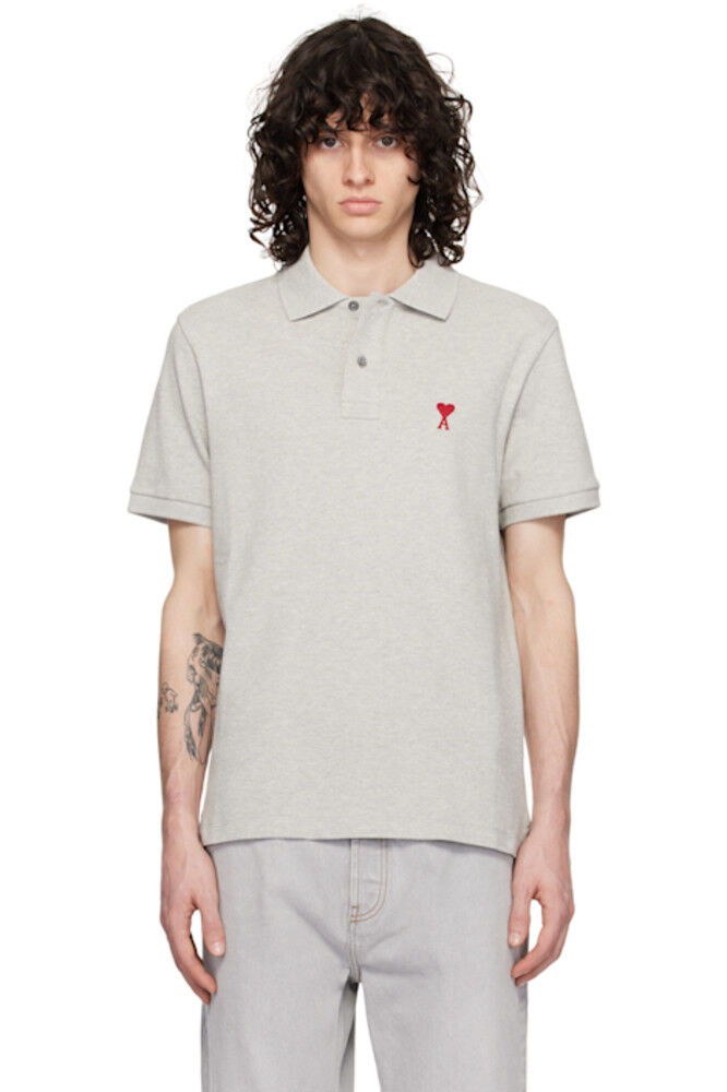 

Серый Ami De Cœur Polo AMI Paris