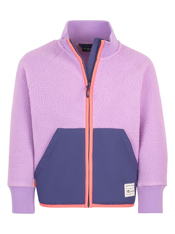 

Флисовая куртка "Вега" розового цвета Trollkids