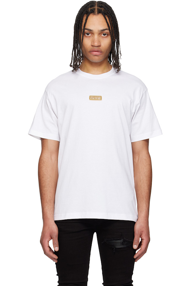 

Футболка с логотипом Versace Jeans Couture, мультиколор