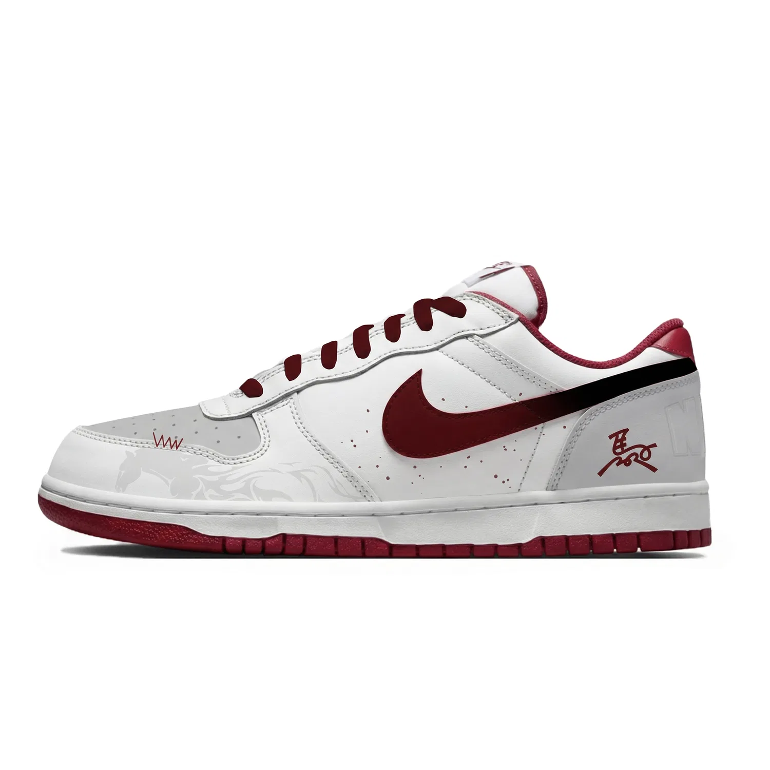 Кроссовки скейтбординговые Nike Big LOW White