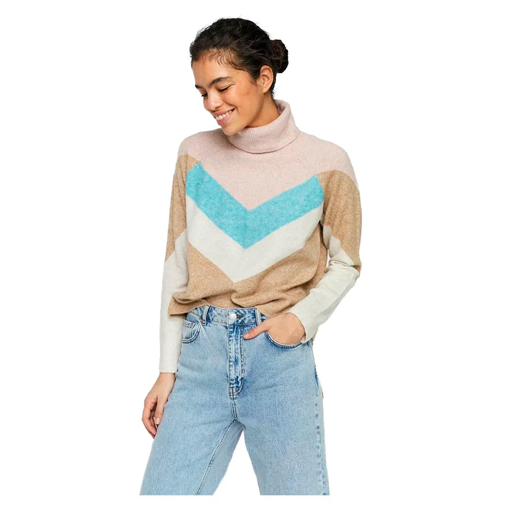 

Свитер Vero Moda Doffy high neck, разноцветный