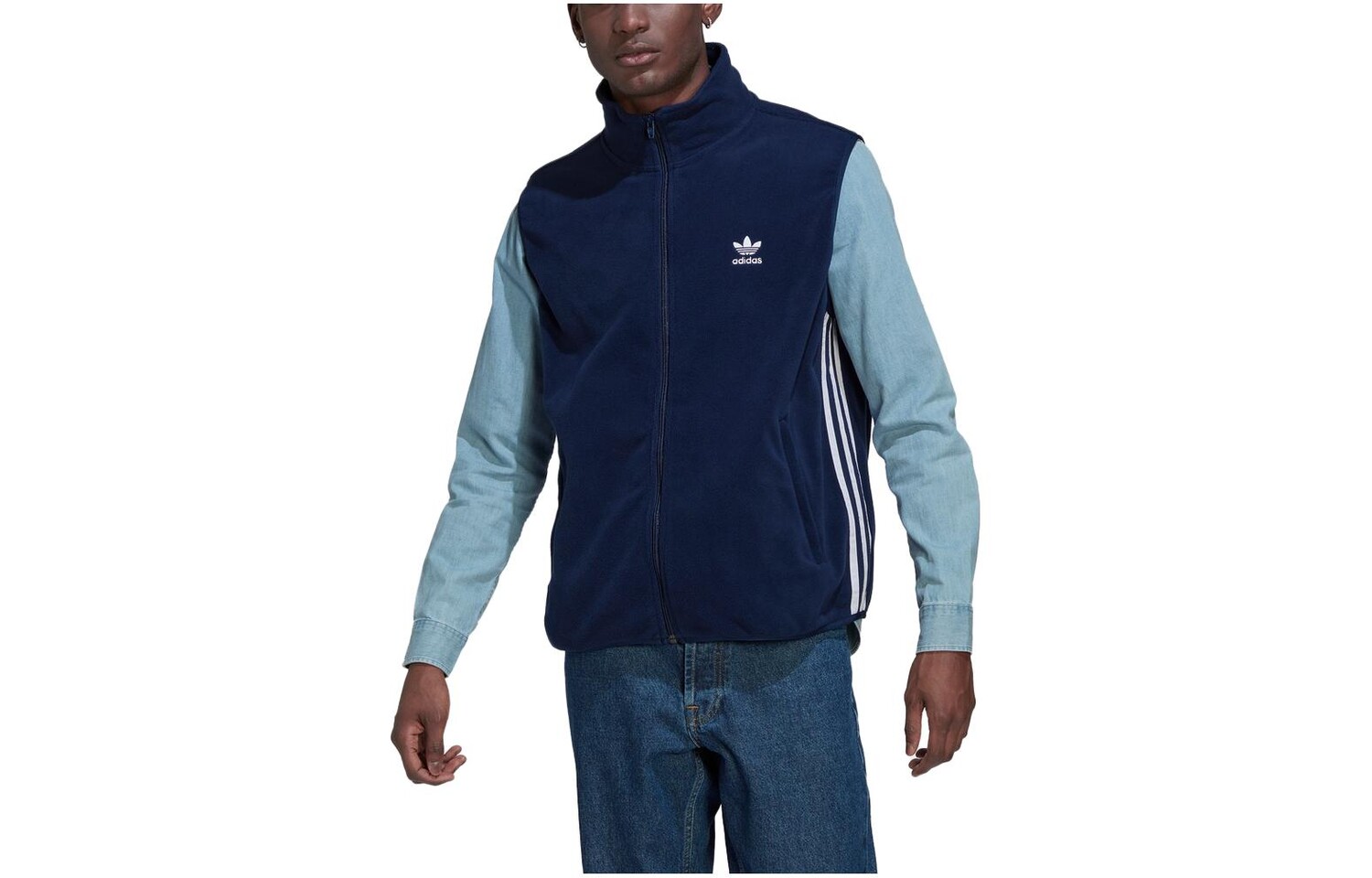 

Жилет мужской Midnight Indigo Adidas, индиго