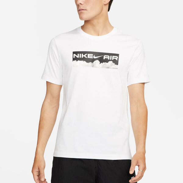 Футболка Men's Nike Alphabet Logo Printing Round Neck Pullover Short Sleeve White T-Shirt, мультиколор — фото 3