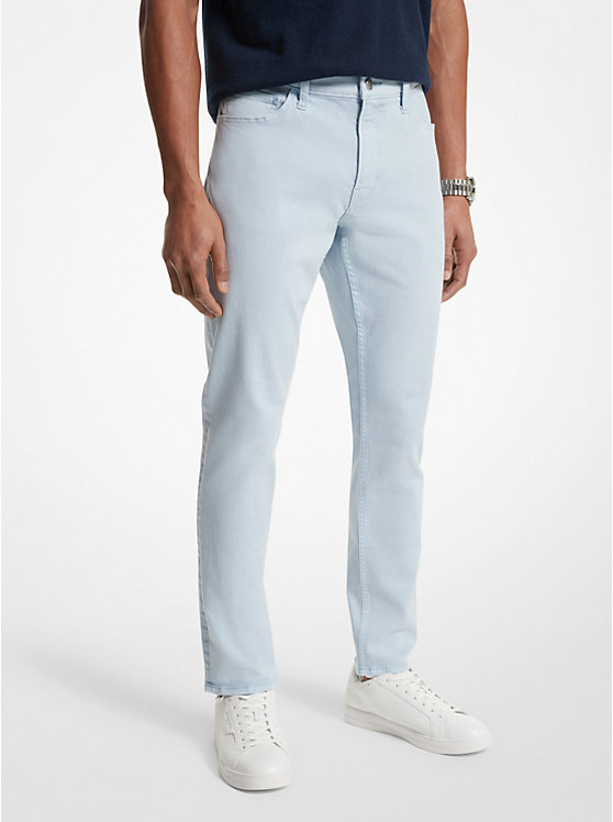 

Джинсы Slim-Fit из эластичного денима Michael Kors, синий