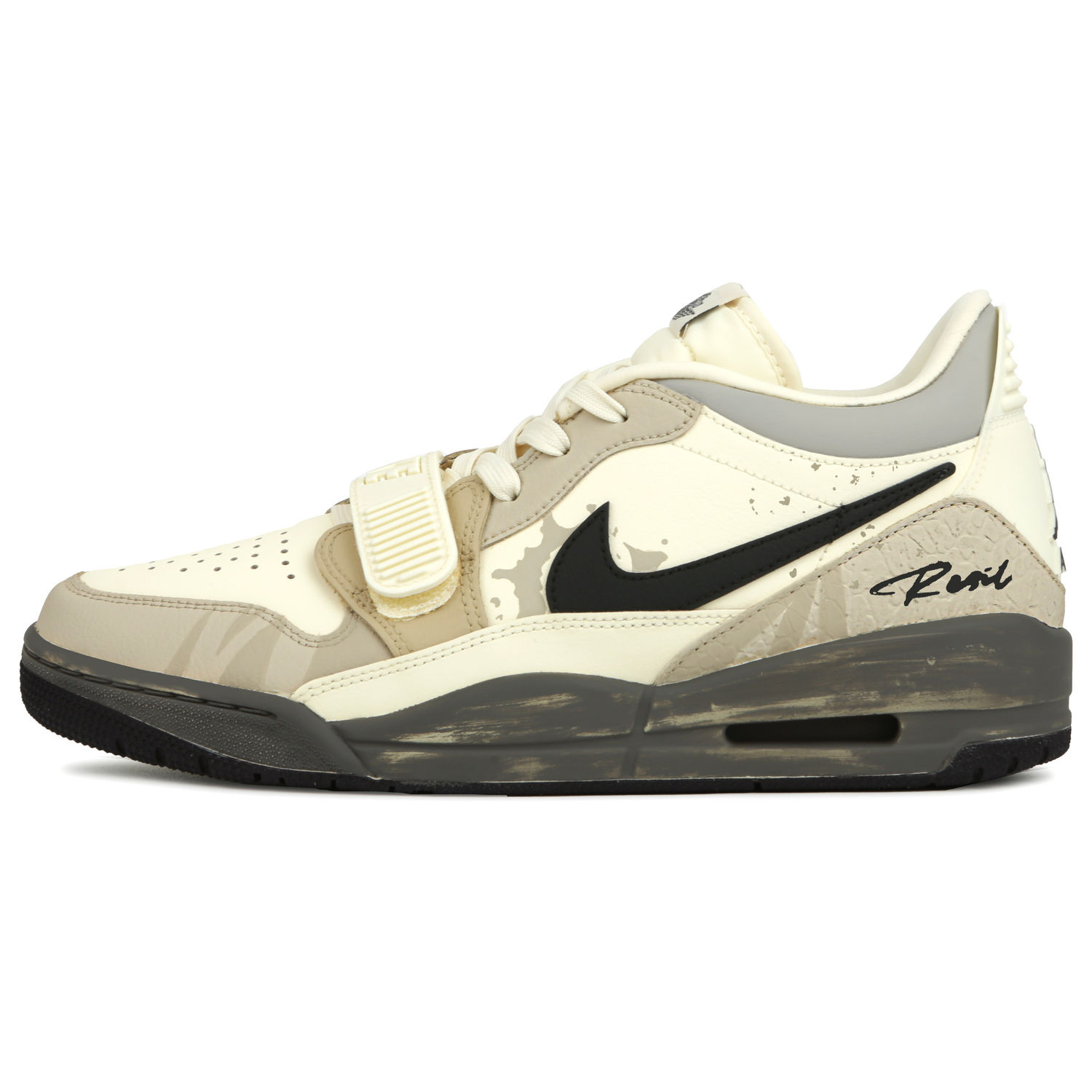 

Jordan Кроссовки Legacy 312 Low top Vintage Basketball Shoes Unisex Бежевые с коричневым рисунком