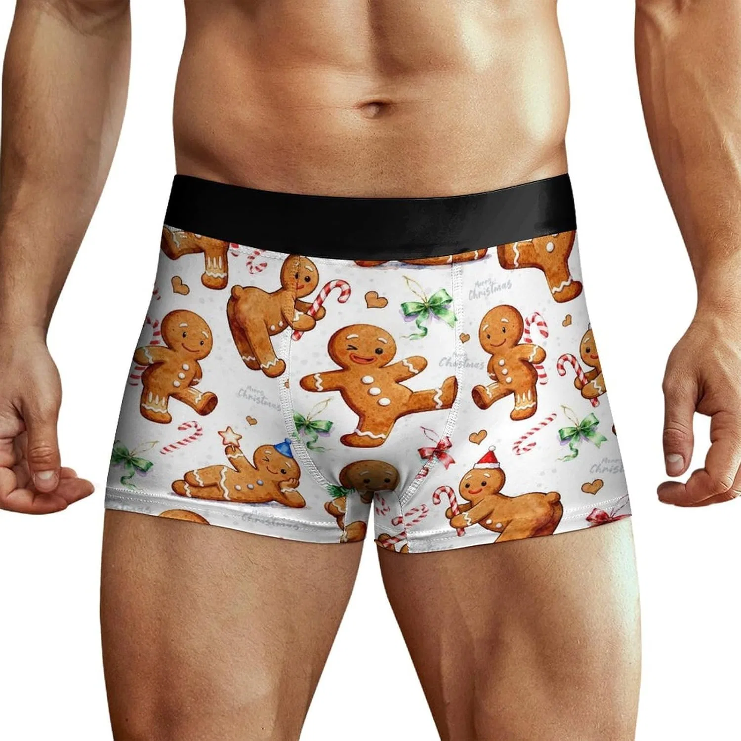 Боксеры с новогодним принтом, Christmascookies