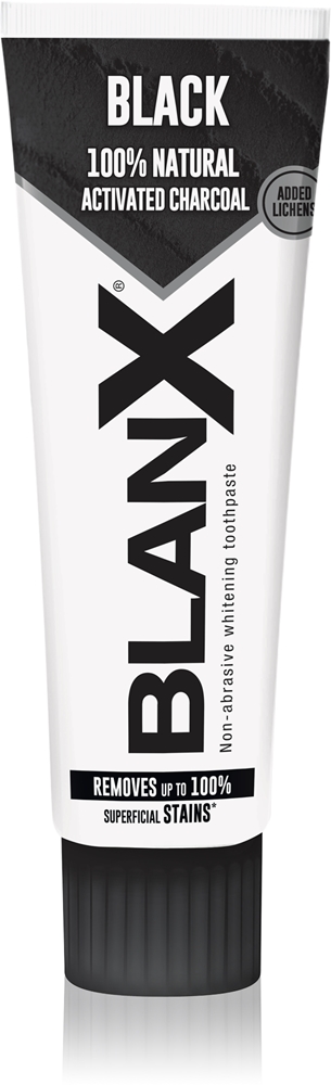 

Черная отбеливающая зубная паста с активированным углем Blanx, 75 мл