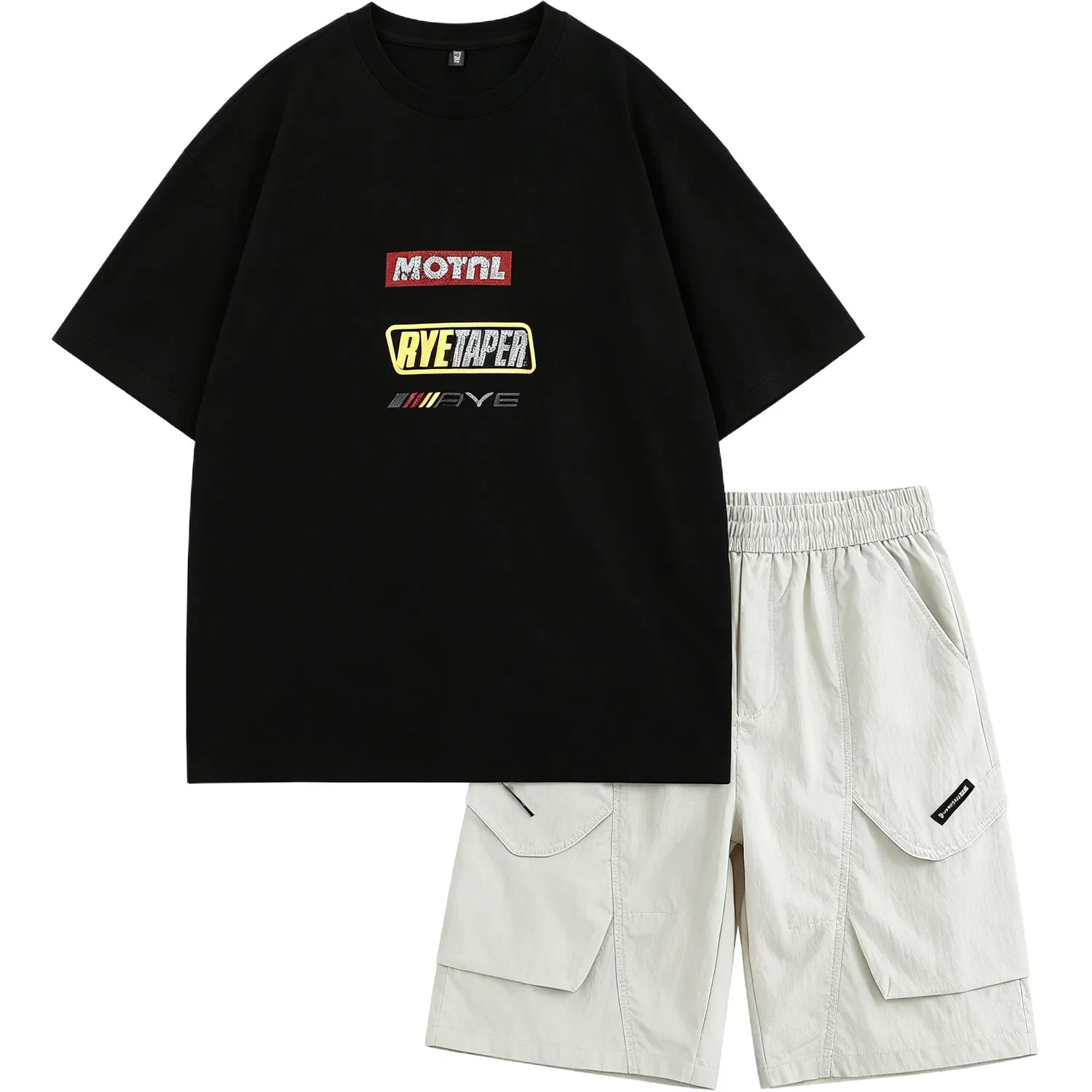 Детская спортивная одежда Casual с круглым вырезом, умеренная, не тянется Disney, Black