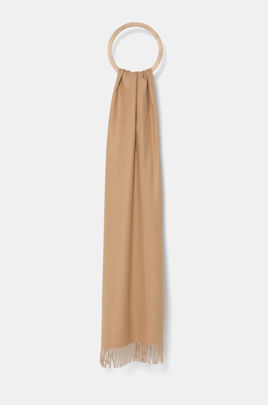 

Шерстяной шарф из альпаки My Alpaca, бежевый