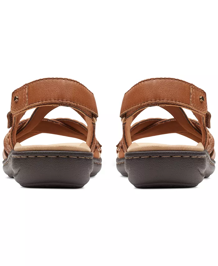 Женские босоножки Laurieann Rena с украшениями и ремешками Clarks, коричневый/бежевый — фото 3