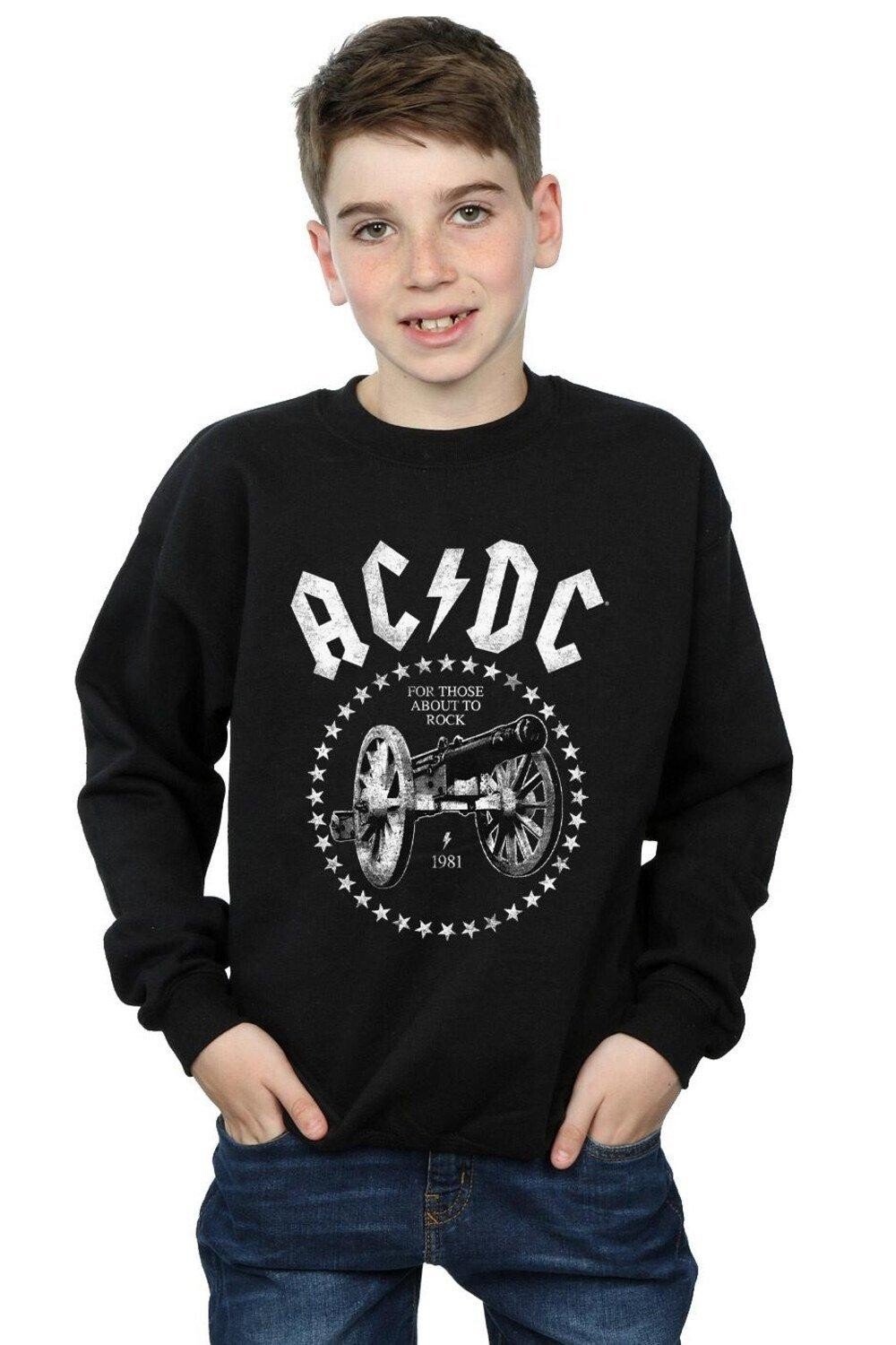 

Толстовка We Salute You Cannon AC/DC, черный