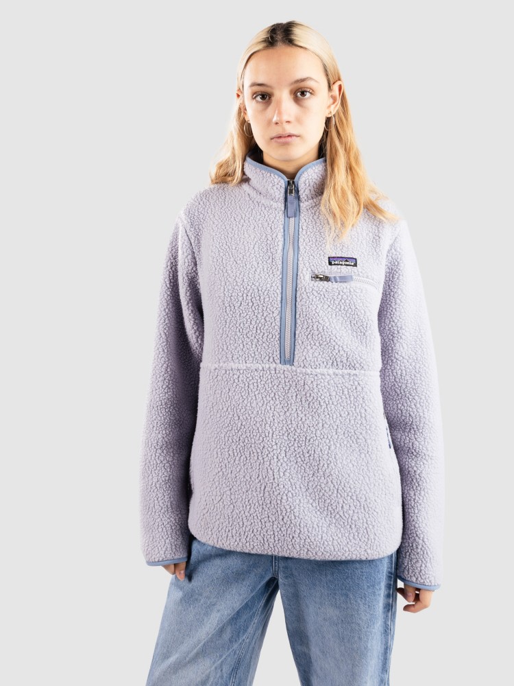 

Флисовый пуловер Patagonia Retro Pile Marsupial Half-Zip Fleece Pullover, permafrost purple