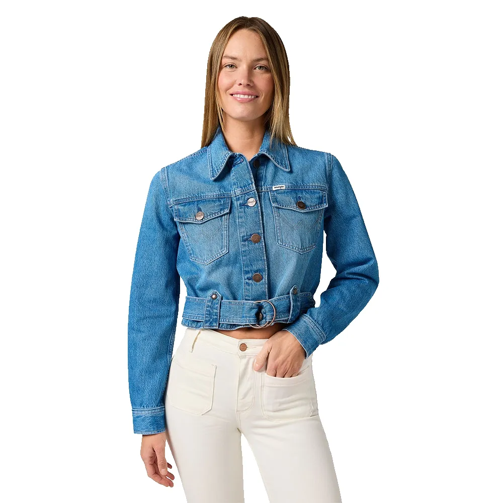 

Куртка Wrangler Moto denim, синий