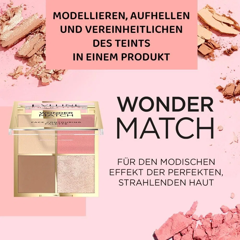 Многофункциональная веганская палетка для лица Eveline Cosmetics Wonder Match Eveline Cosmetics, 02 — фото 4