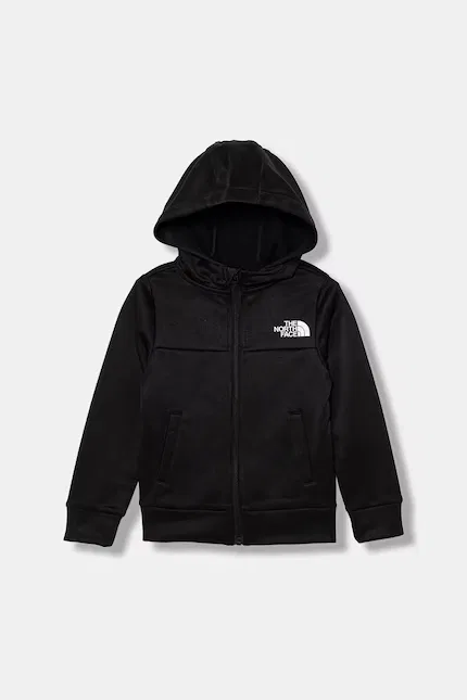 Детская толстовка на молнии TEEN REAXION FZ HOODIE The North Face, черный