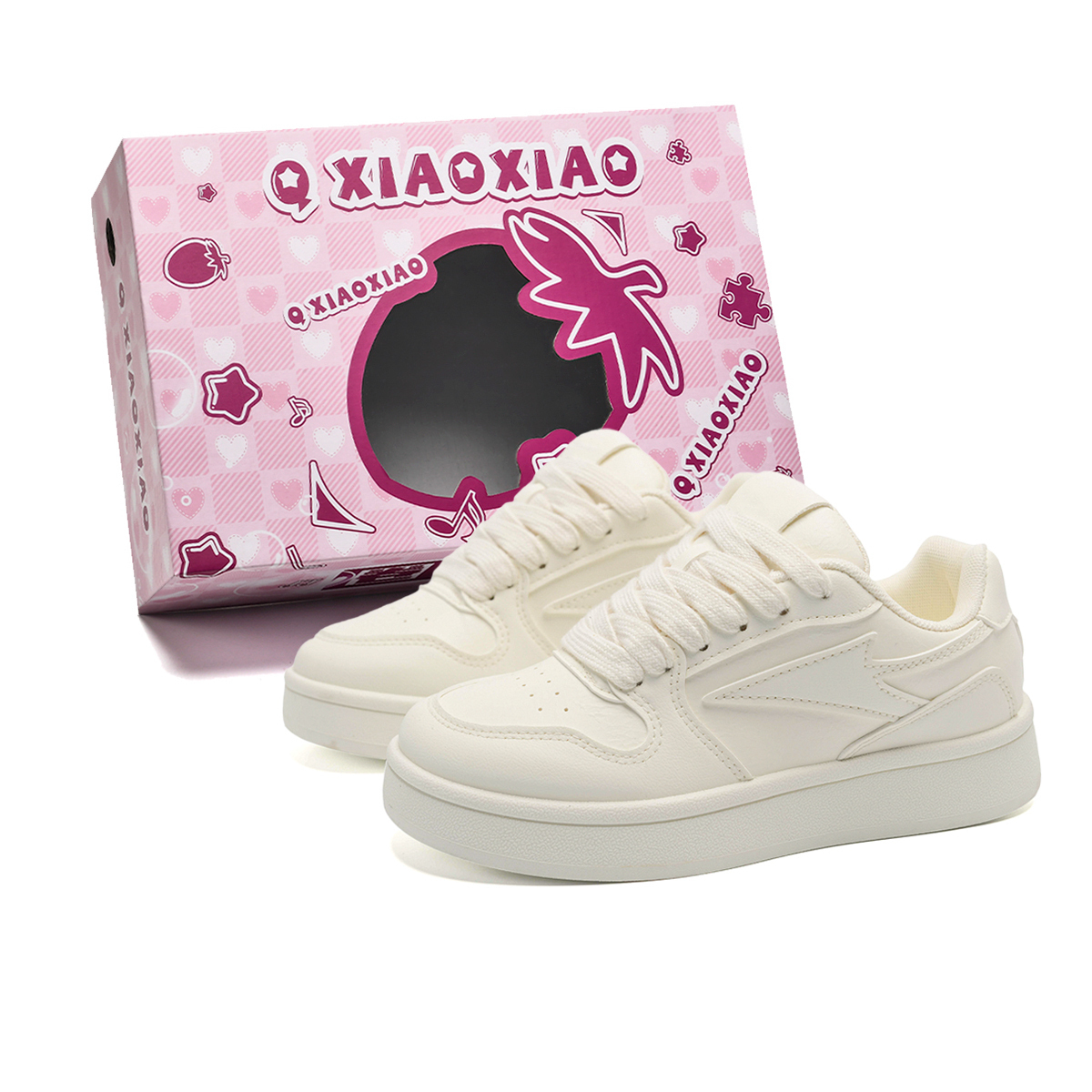 

Circle small Унисекс белые низкие скейтерские кроссовки с увеличенной высотой покрытия, износостойкие и легкие, цвет White