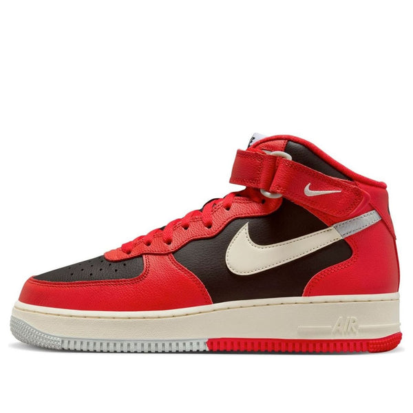 

Кроссовки air force 1 mid lv8 'split black red' Nike, черный