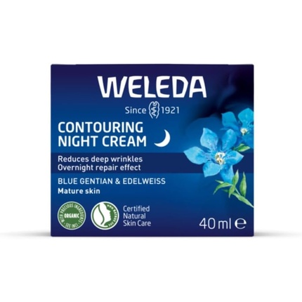 Крем для лица Weleda — Ночной контурный Blue Gentian and Edelweiss, 40 мл — фото 2
