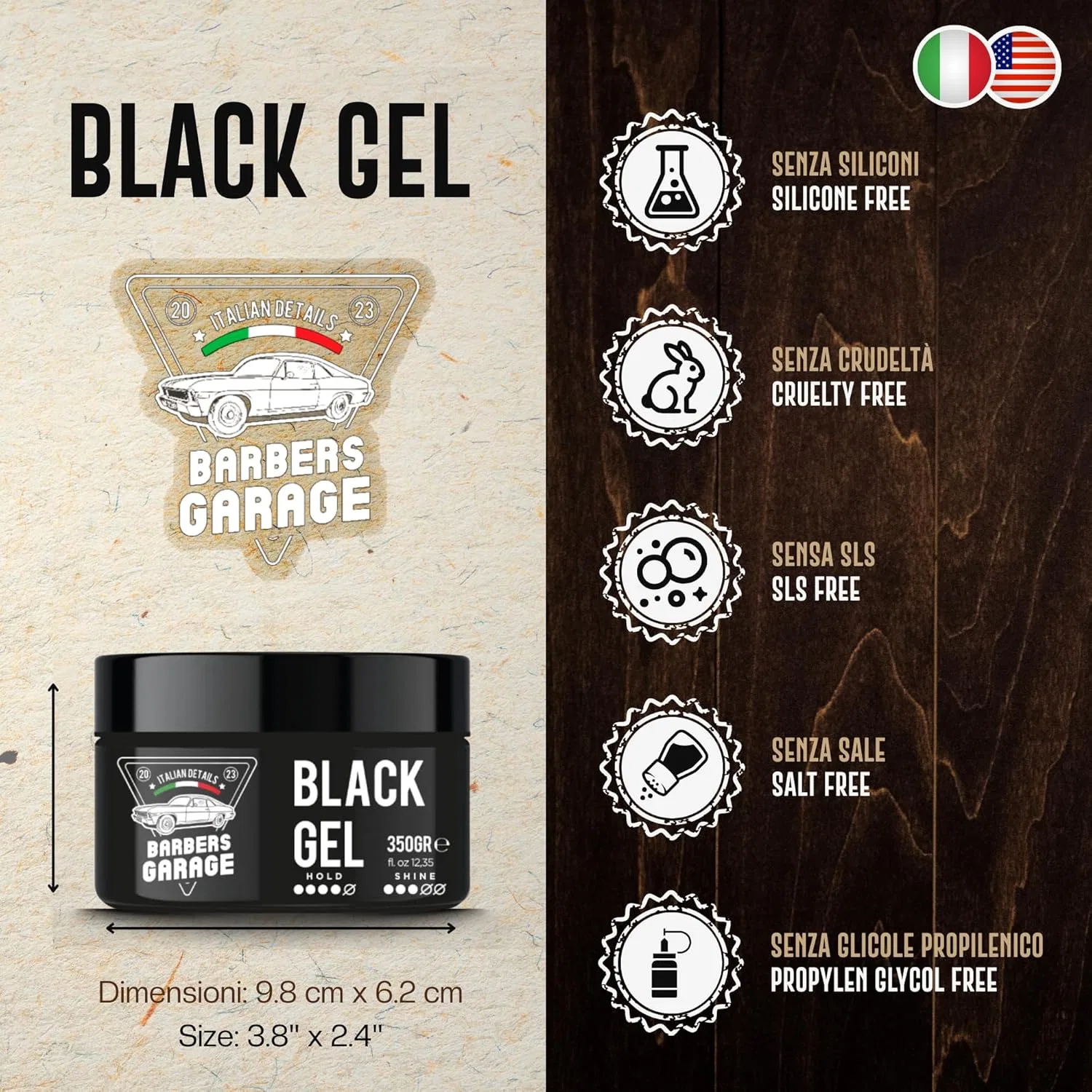 Гель-краска для волос Barbers Garage Colour Gel для мужчин Barbers Garage — фото 3