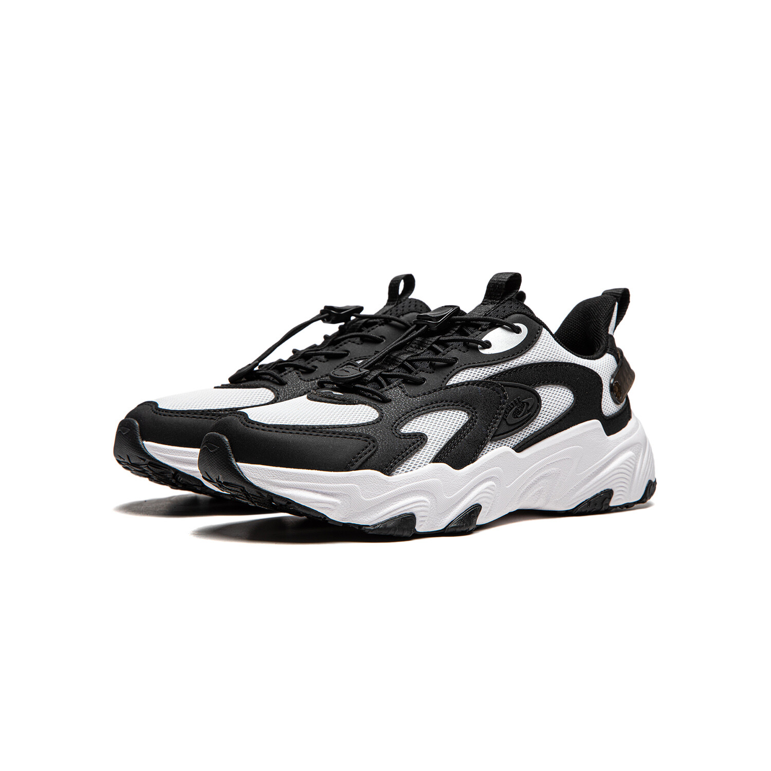 Кроссовки LINING YOUNG Kids Lifestyle Shoes GS Low-top White/Black, белый/черный — фото 3