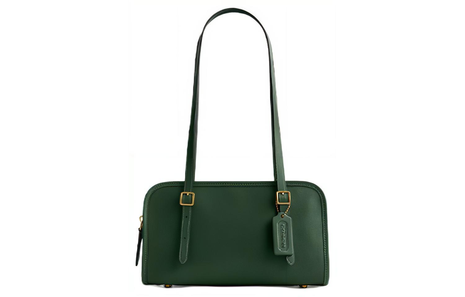 

COACH Кожаная сумка через плечо с молнией