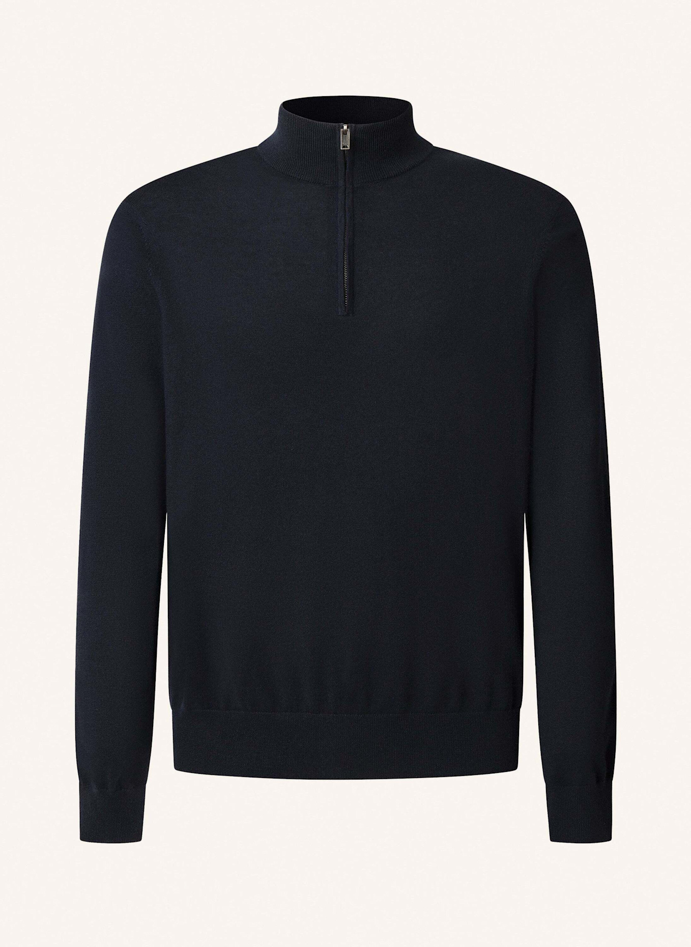 

Свитер хлопок кашемир на молнии. Hackett London, синий