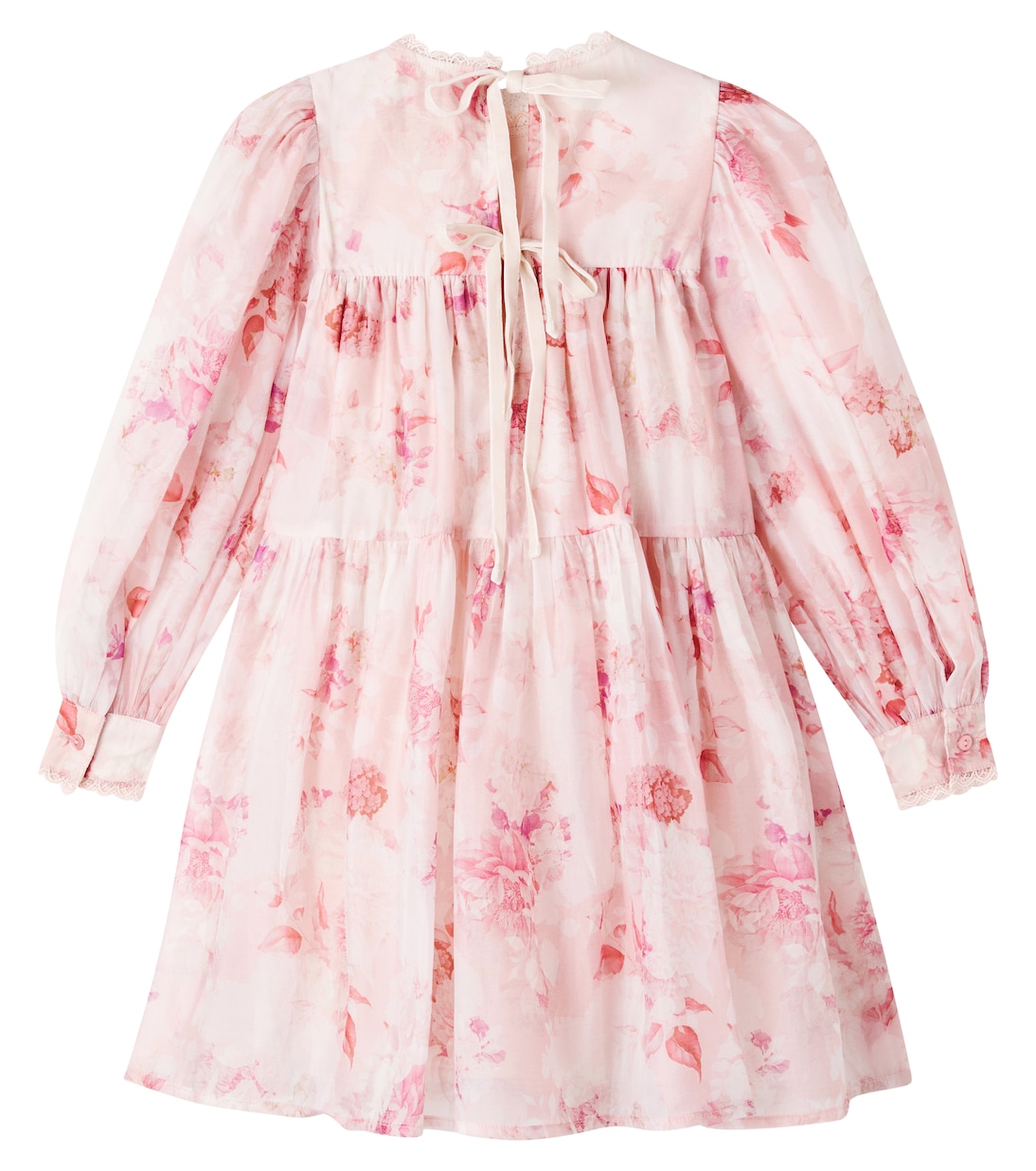Платье из органзы с цветочным принтом и сборками Petite Amalie  , Dream Floral Print — фото 3