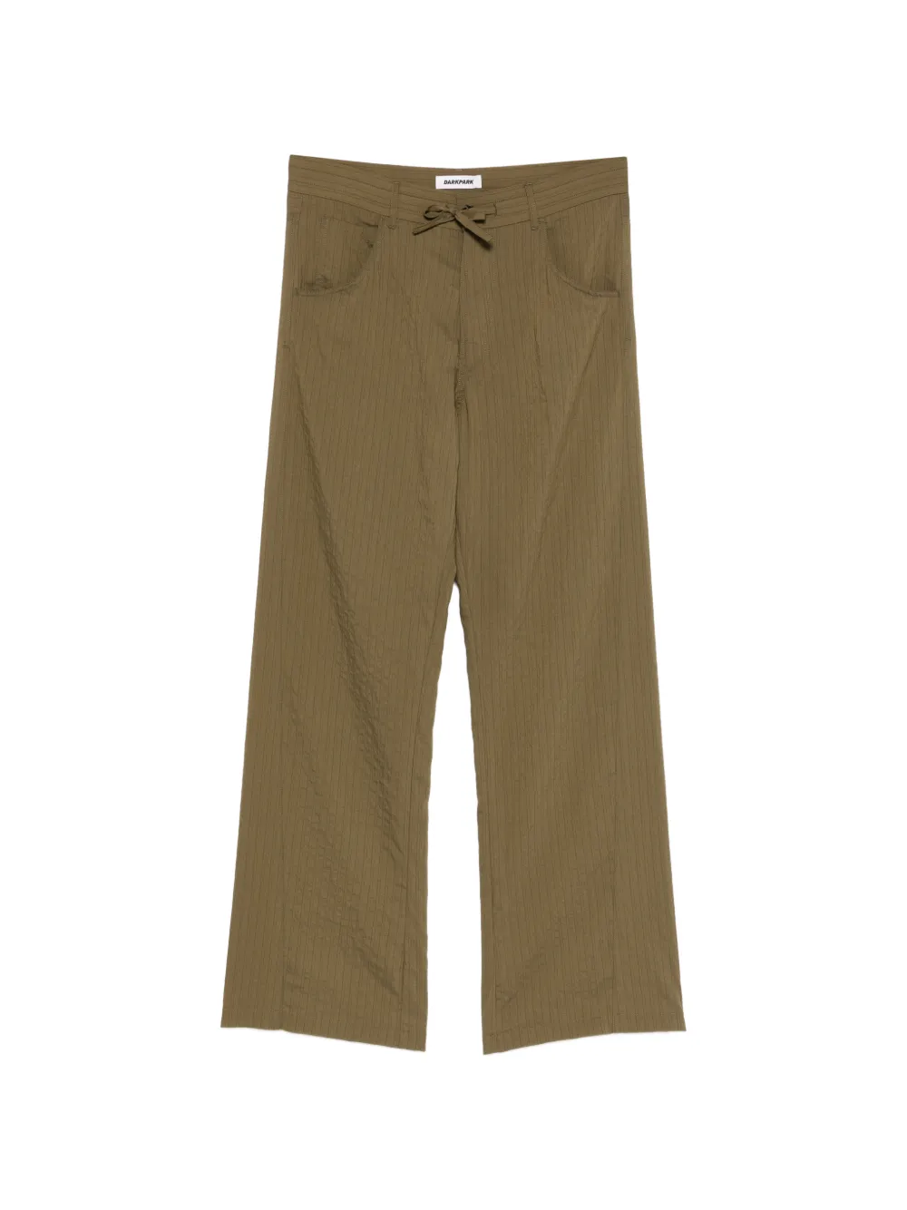 

Полосатые брюки с завязкой и поясом "бумажный пакет" Iris Darkpark, зеленый