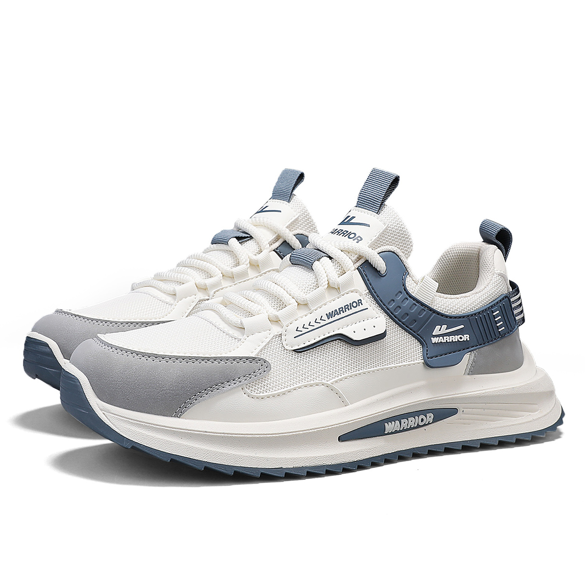 

WARRIOR Мужские повседневные туфли низкие черные рисово-зеленые хаки бежевые серые синие, цвет Beige Gray Blue