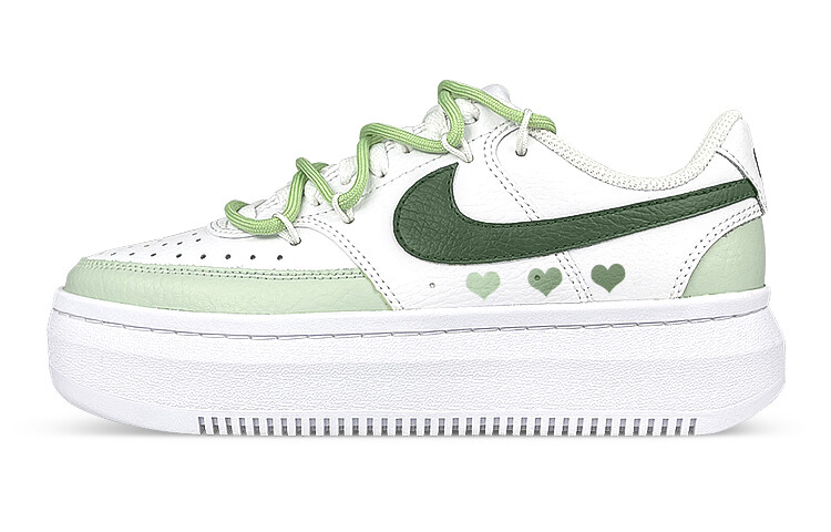 

Кроссовки Nike Court Vision 1 Skateboard Shoes Women's Low-Top White/Green