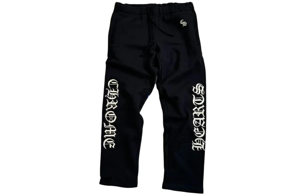 

Повседневные брюки мужские черные Chrome Hearts, черный