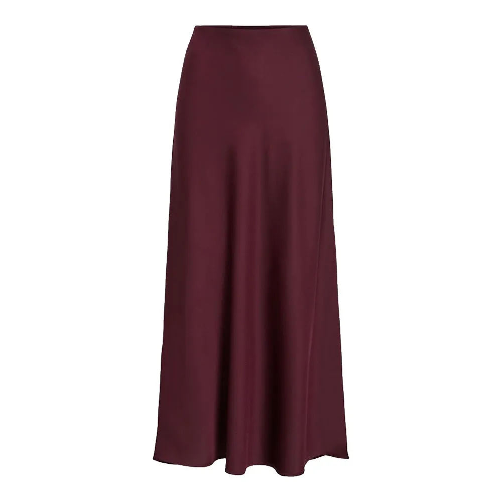 

Юбка Vila Ellette midi skirt, фиолетовый