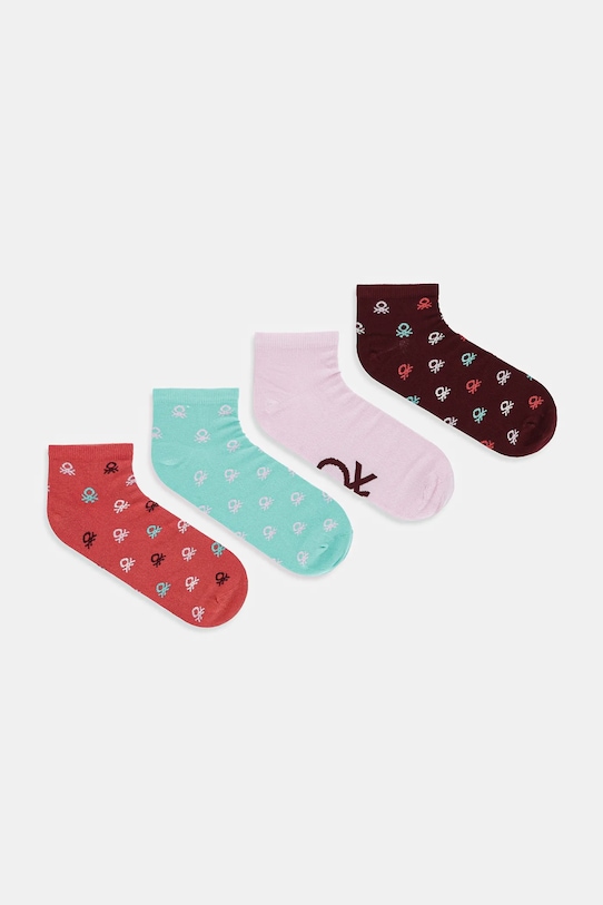

4 пары детских носков United Colors Of Benetton, розовый