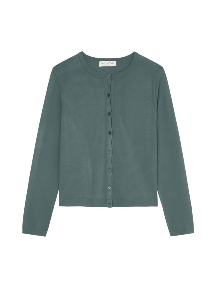 

Кардиган Marc O'Polo Feinstrick-Cardigan slim, цвет deep emerald