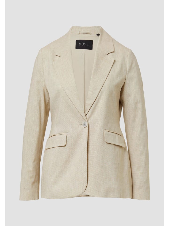 

s.Oliver Домашний пиджак, цвет 80W0_светло-бежевый