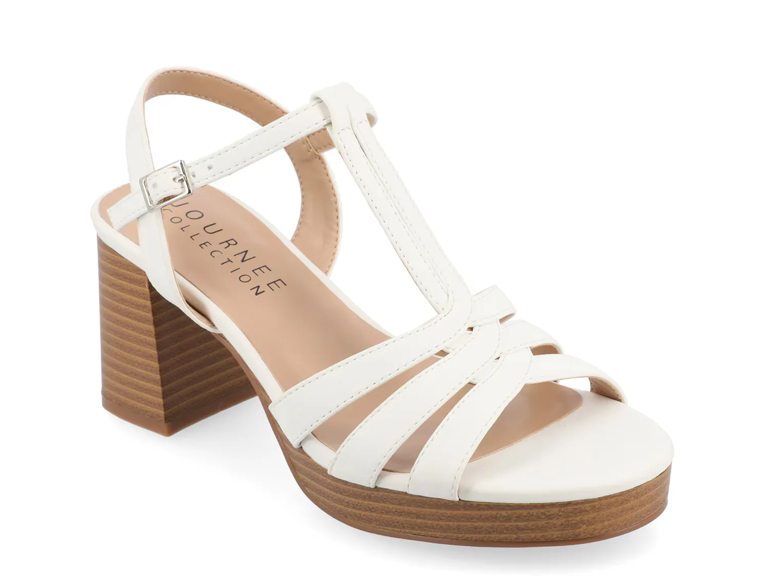 

Сандалии Alyce Platform Sandal Journee Collection, белый