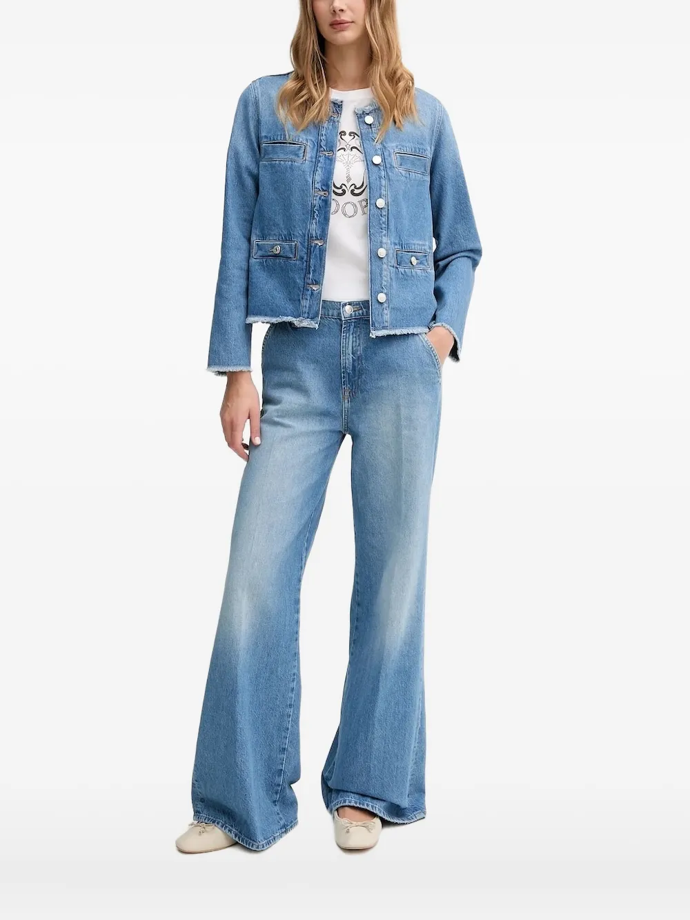 

Джинсовая куртка с бахромой Joop!, синий