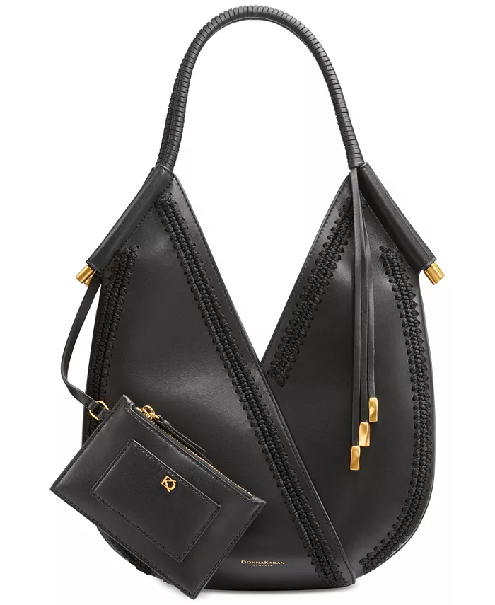 

Сумка через плечо Baldwin Mini Crochet Donna Karan New York, черный