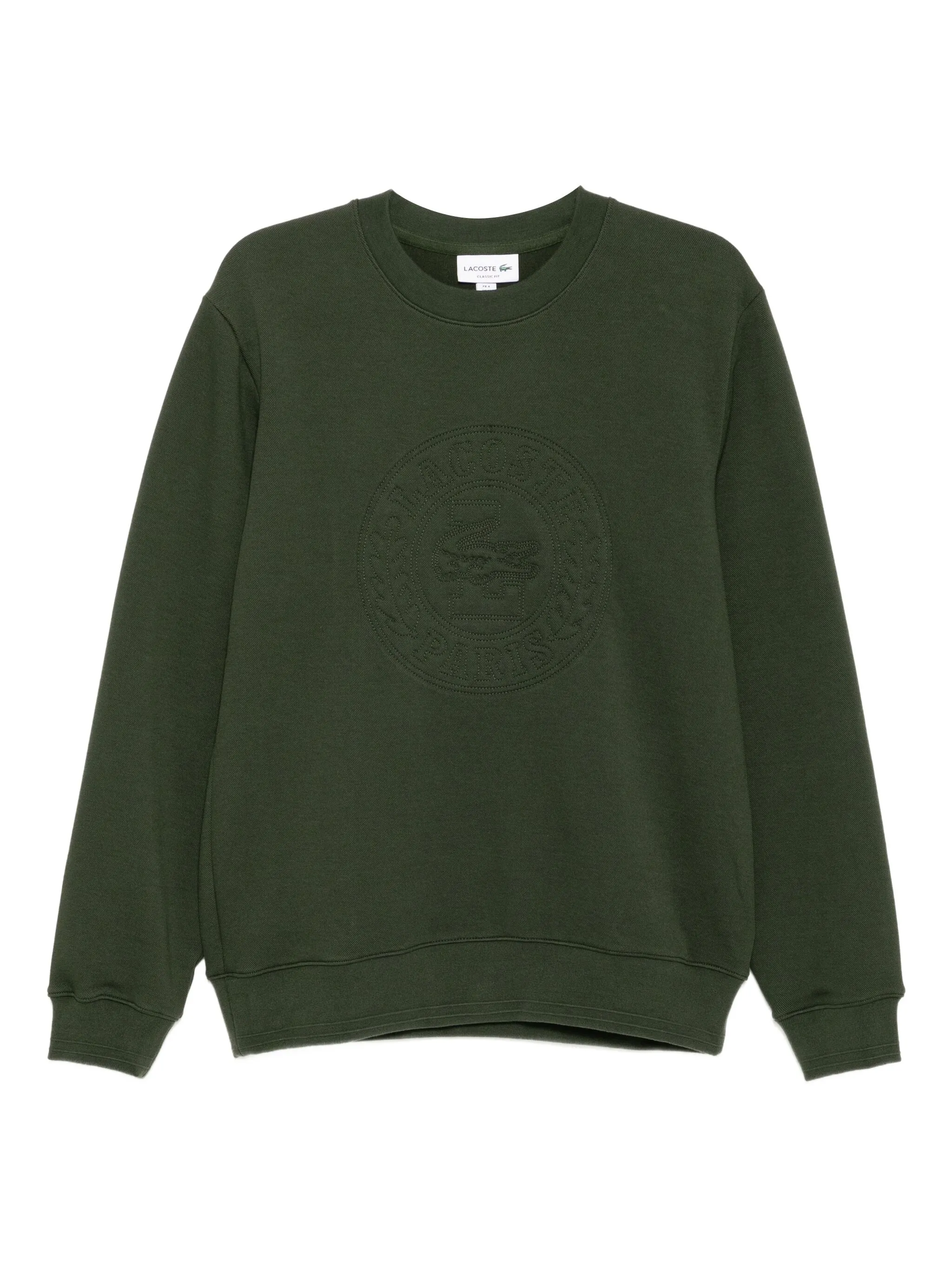 

Толстовка с тисненым логотипом Lacoste, зеленый